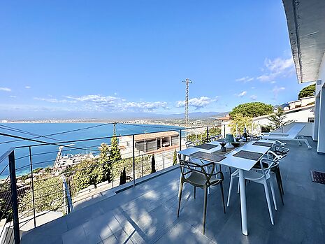 Magnifique villa neuve avec vue mer en vente à Rosas