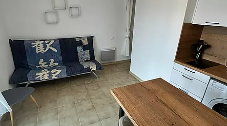 Nice studio-cabin on the seafront with tourist license in Empuriabrava