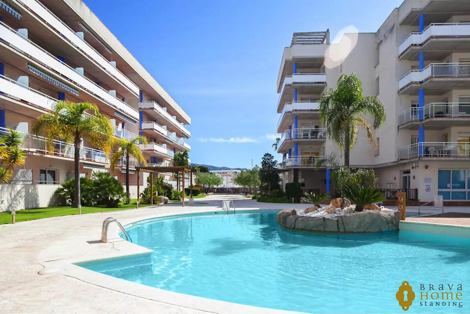 Wunderschöne Wohnung mit Terrasse und Pool in Rosas - Santa Margarita